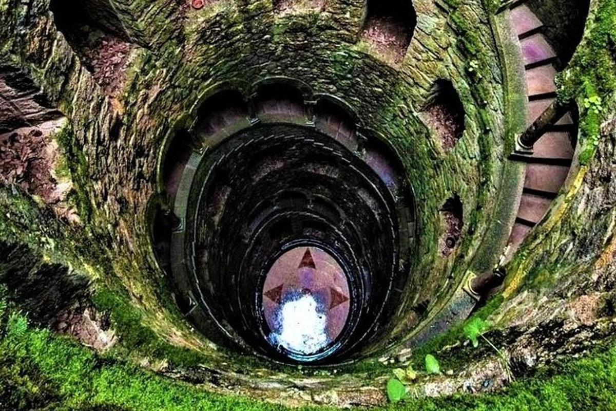 pohled na tunel s osobou uprostřed