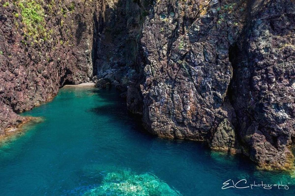 a view of a river in a rocky canyon