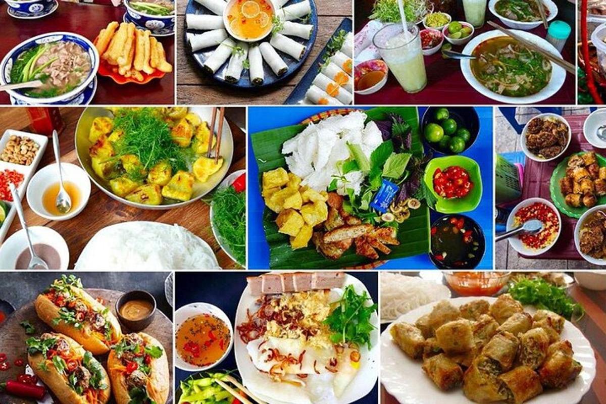 một tập hợp các hình ảnh khác nhau của các loại thực phẩm khác nhau