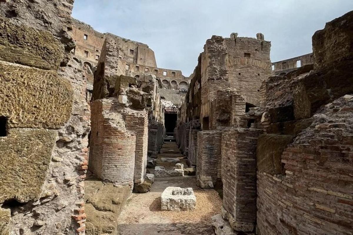 an alleyway in an old building in a castle