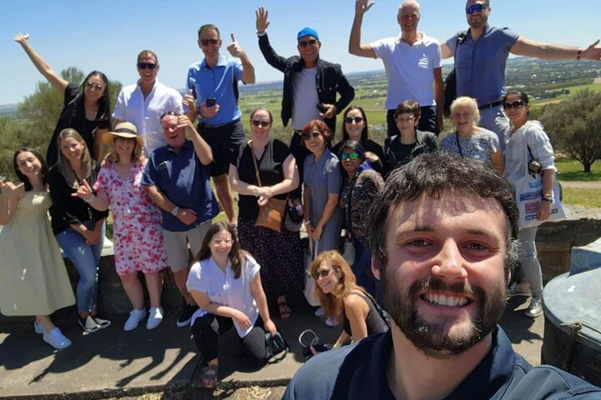 a group of people posing for a picture