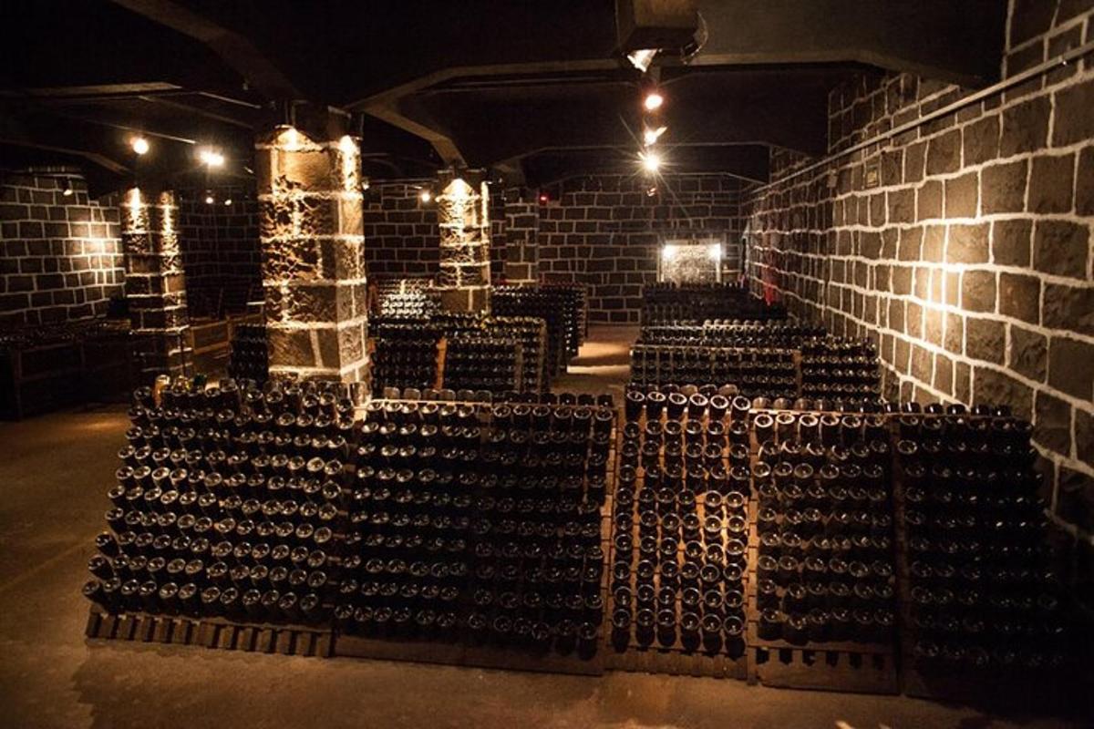 a room full of wine bottles in a wine cellar
