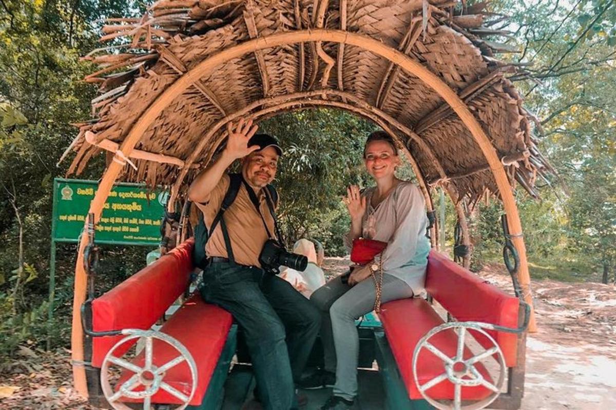 a man and a woman riding on a roller coaster