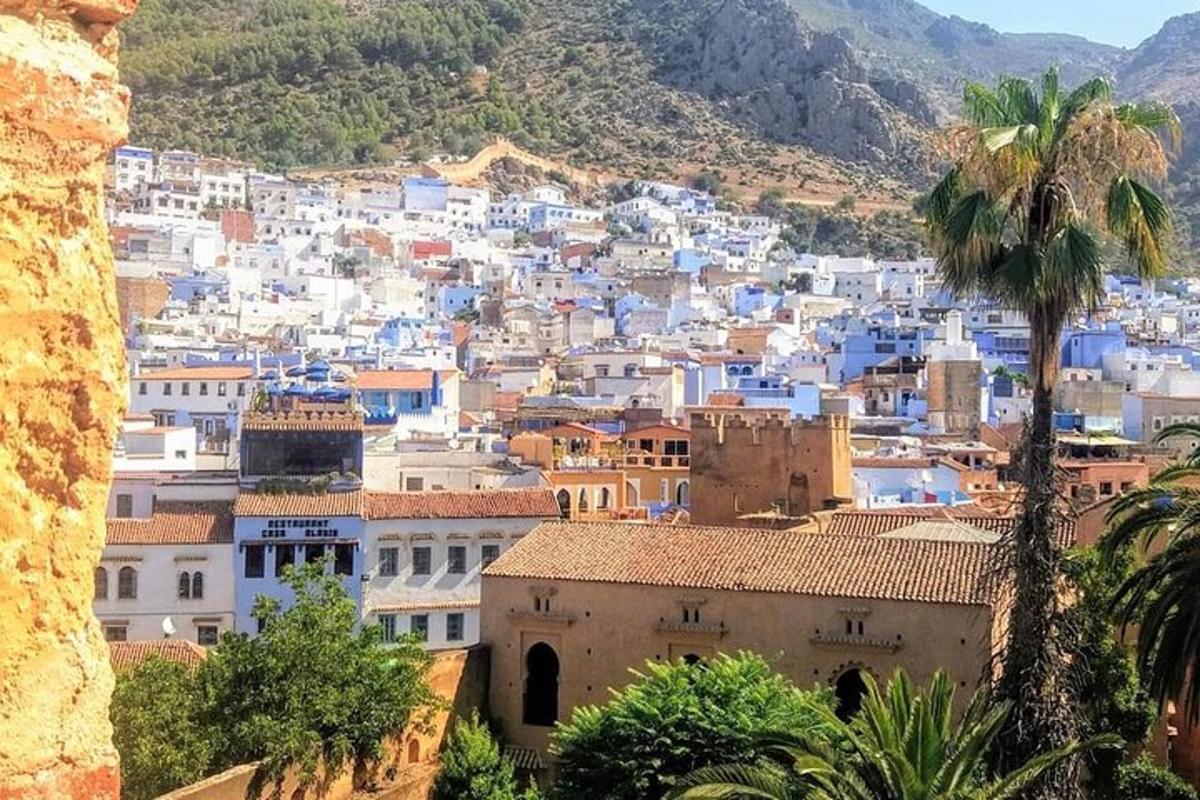pohľad na modré mesto Chefchaouen