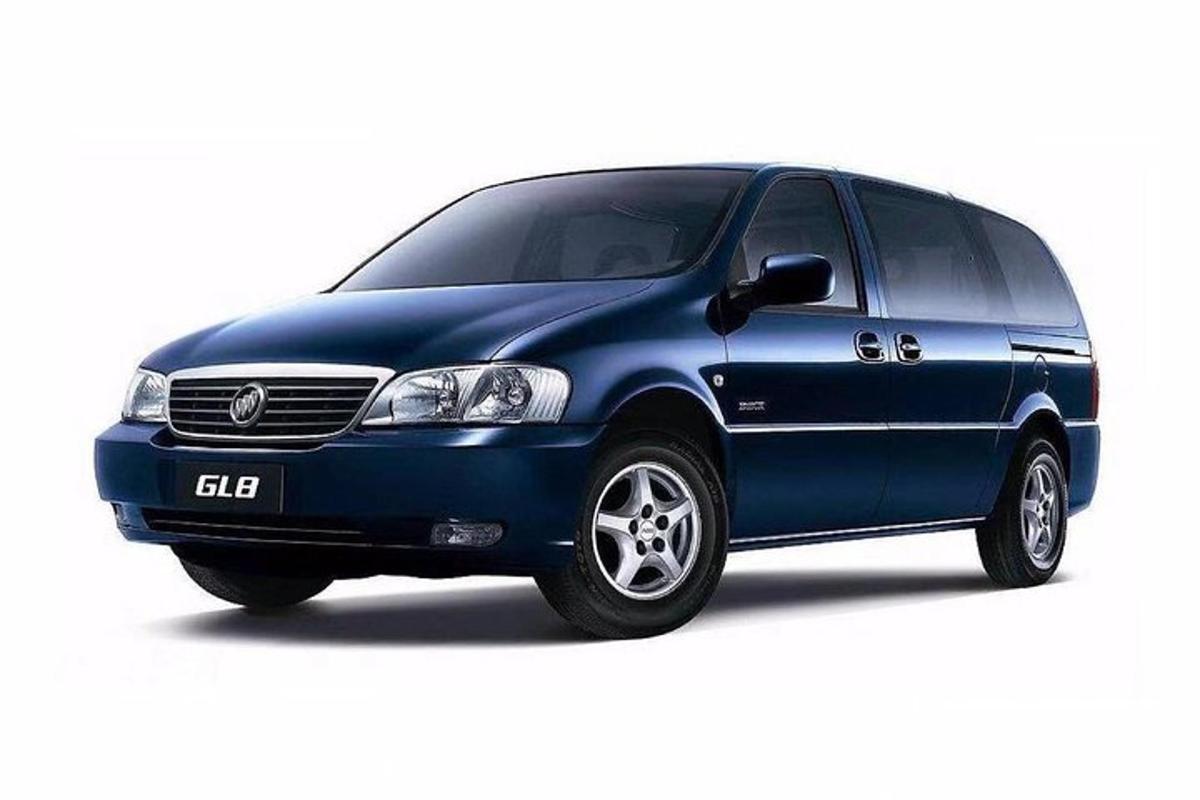 a blue van is sitting on a white background
