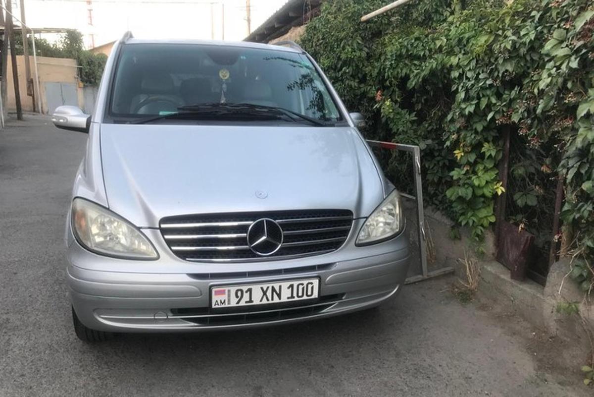 a silver car parked next to a hedge