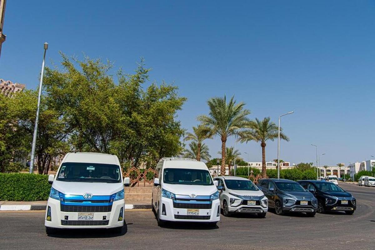a row of cars parked in a parking lot