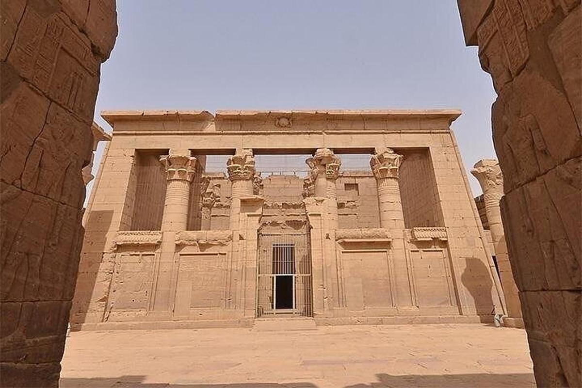 a large stone building with columns on the front