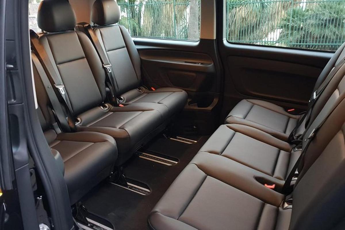 an empty seats in the back of a van