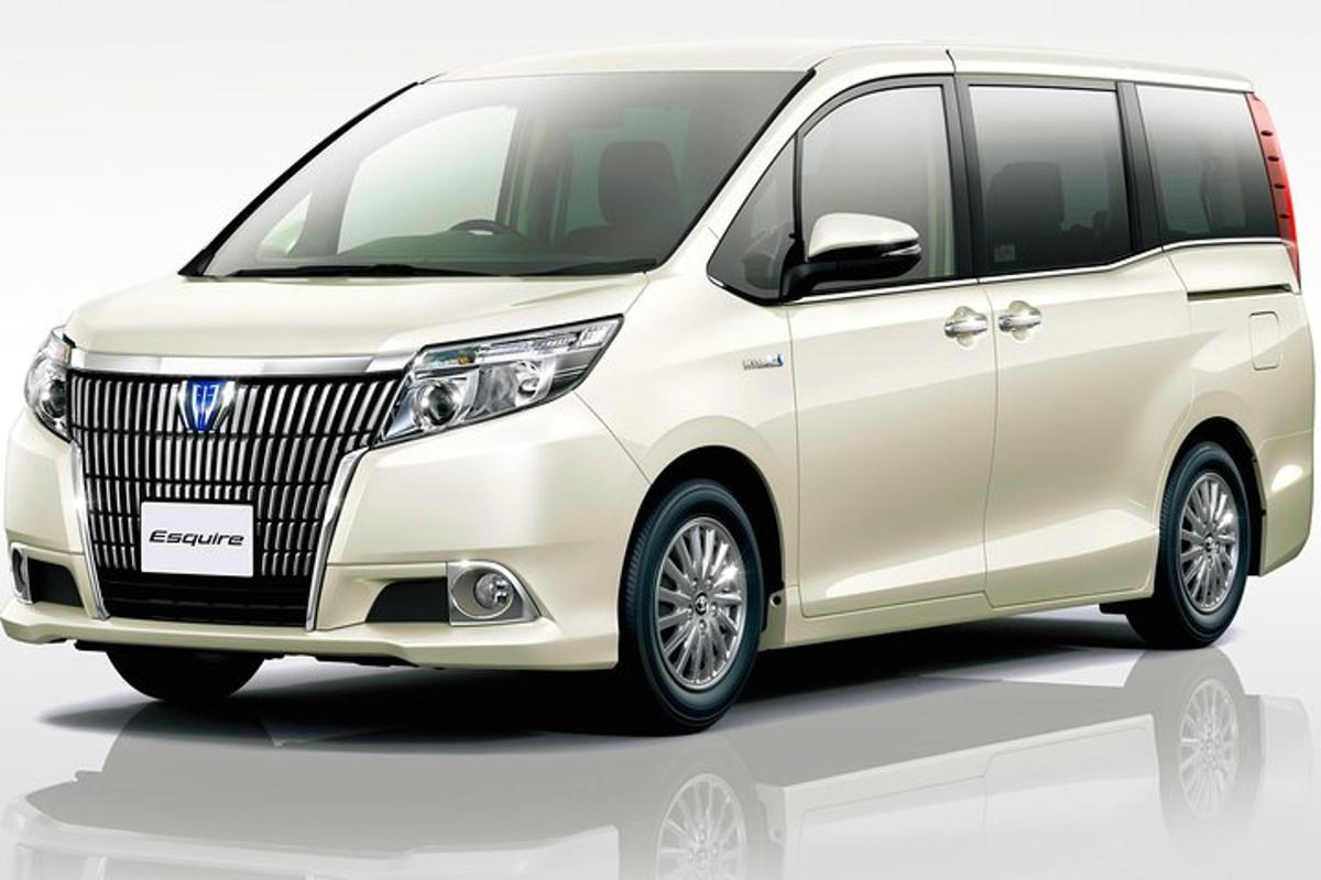 beyaz bir Cadillac Escalante minivanının çizimi