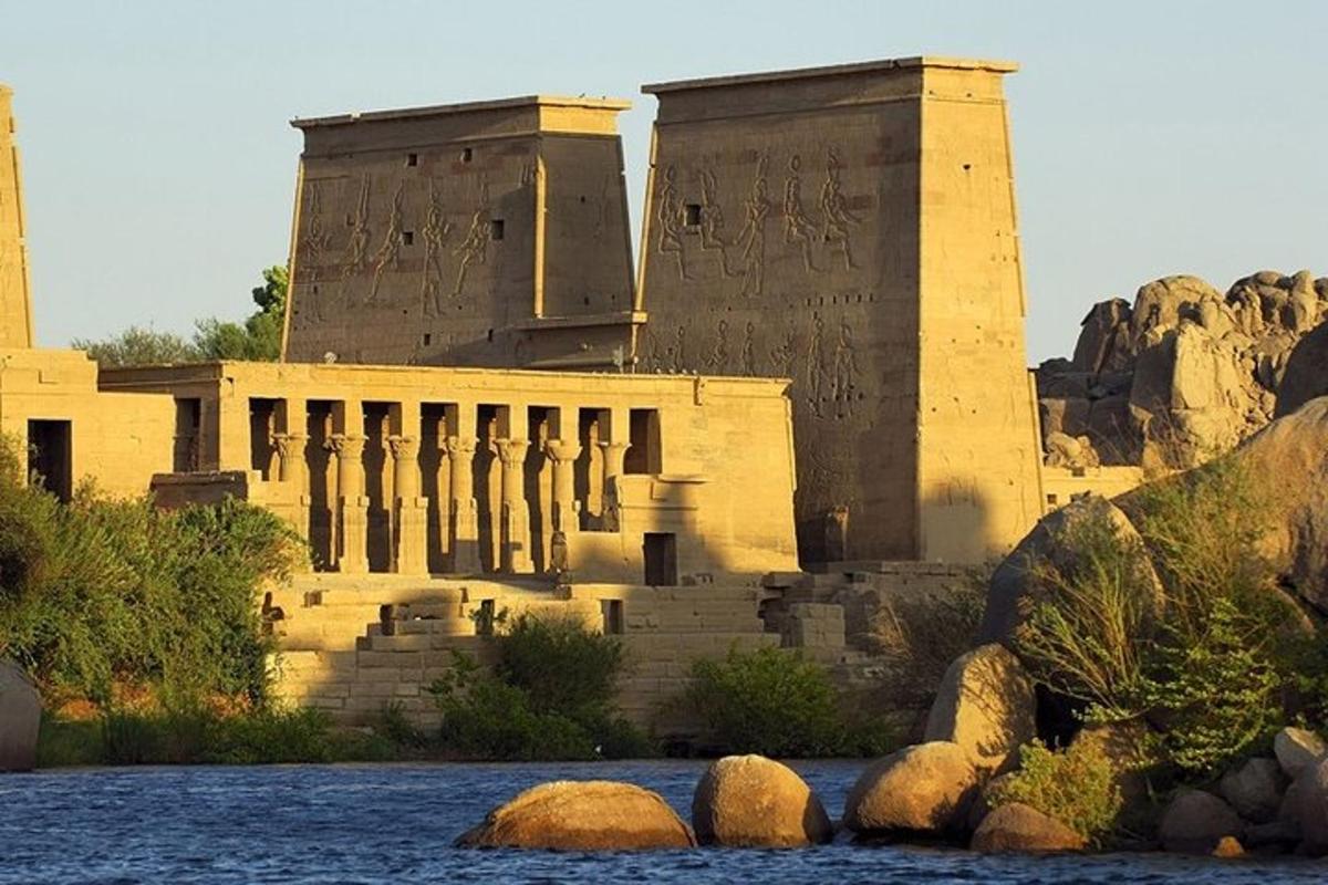 a building with reliefs on the side of it