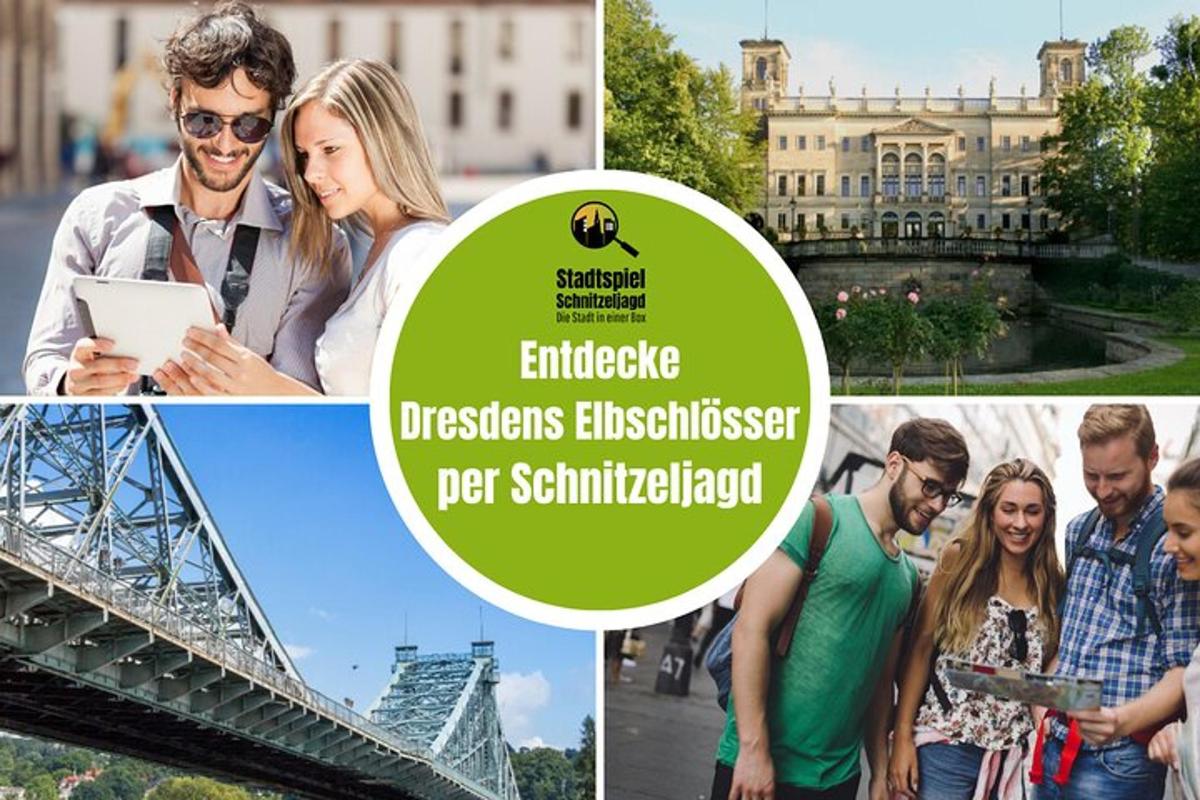a collage of pictures of people standing around a bridge