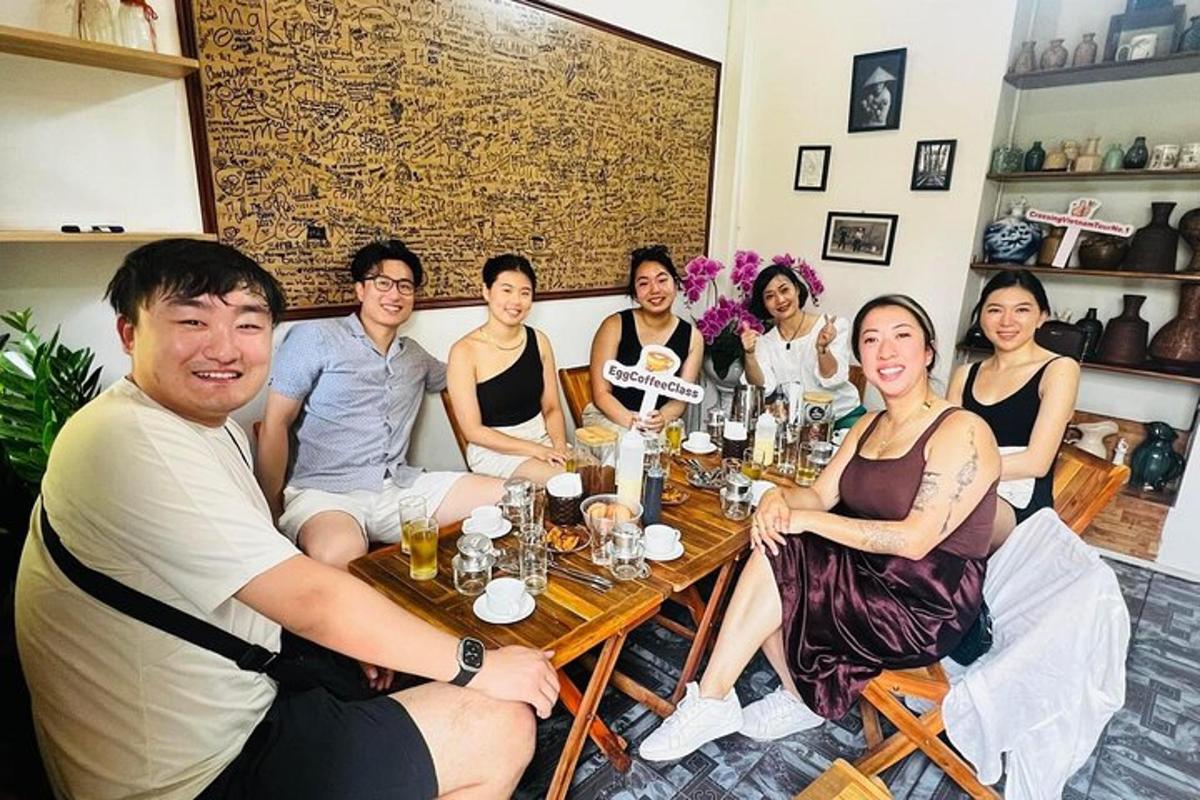 a group of people sitting around a table