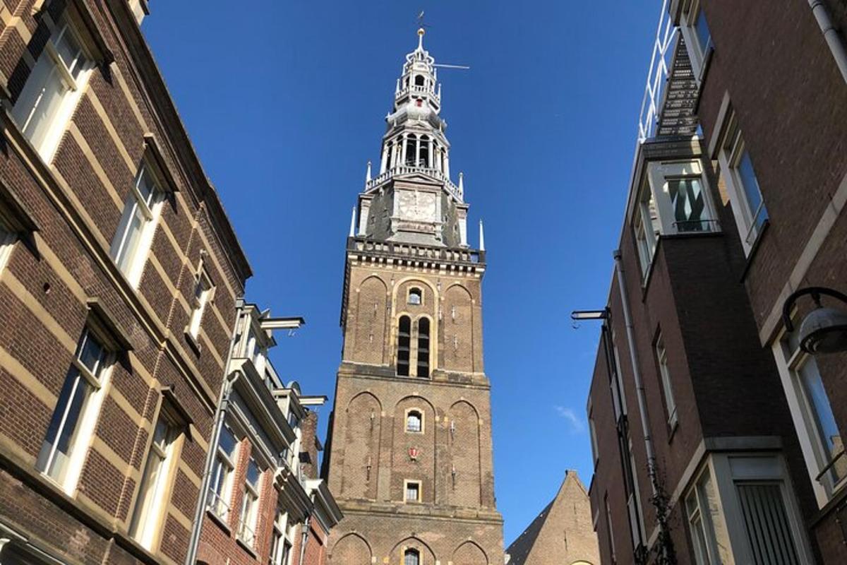 a tall tower with a clock on top of it