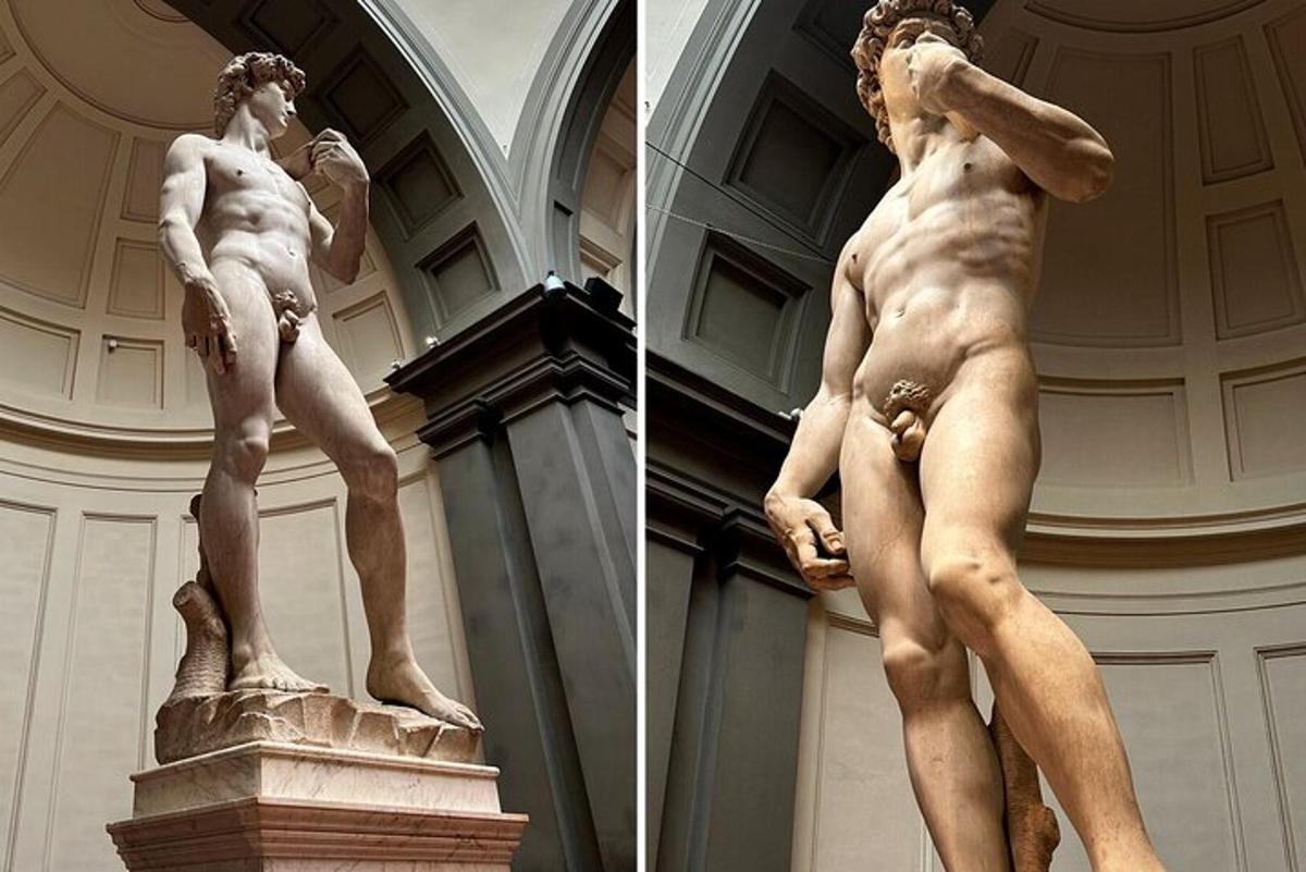 a statue of a man standing on a column