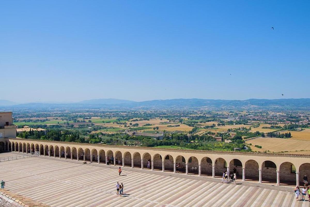 una vista dall'alto di un edificio