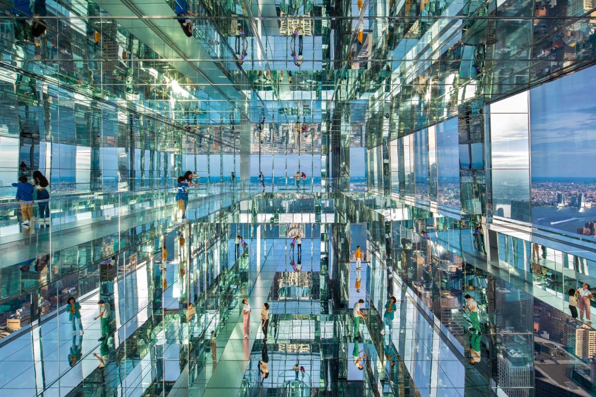a view from the top of a skyscraper