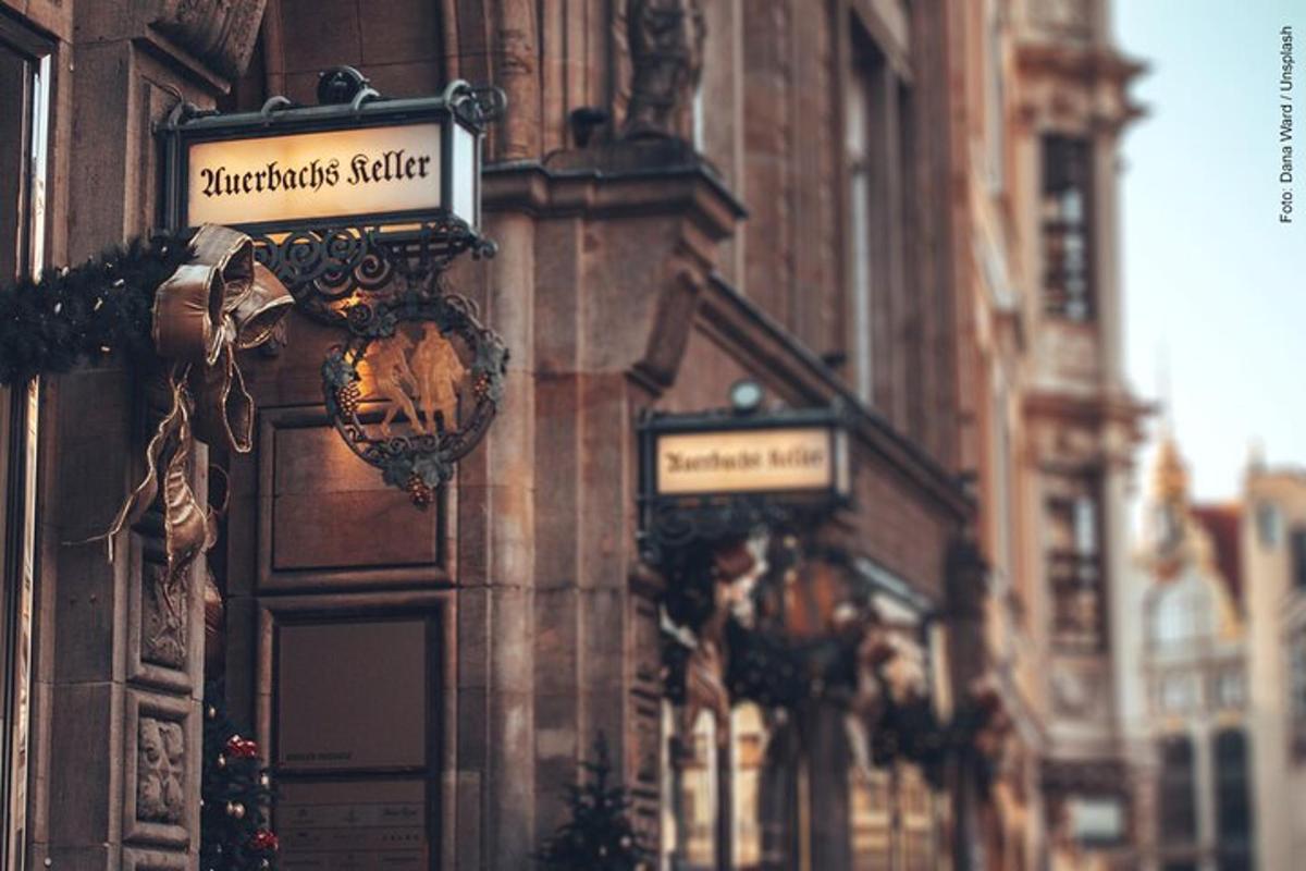a building with a sign on the side of it