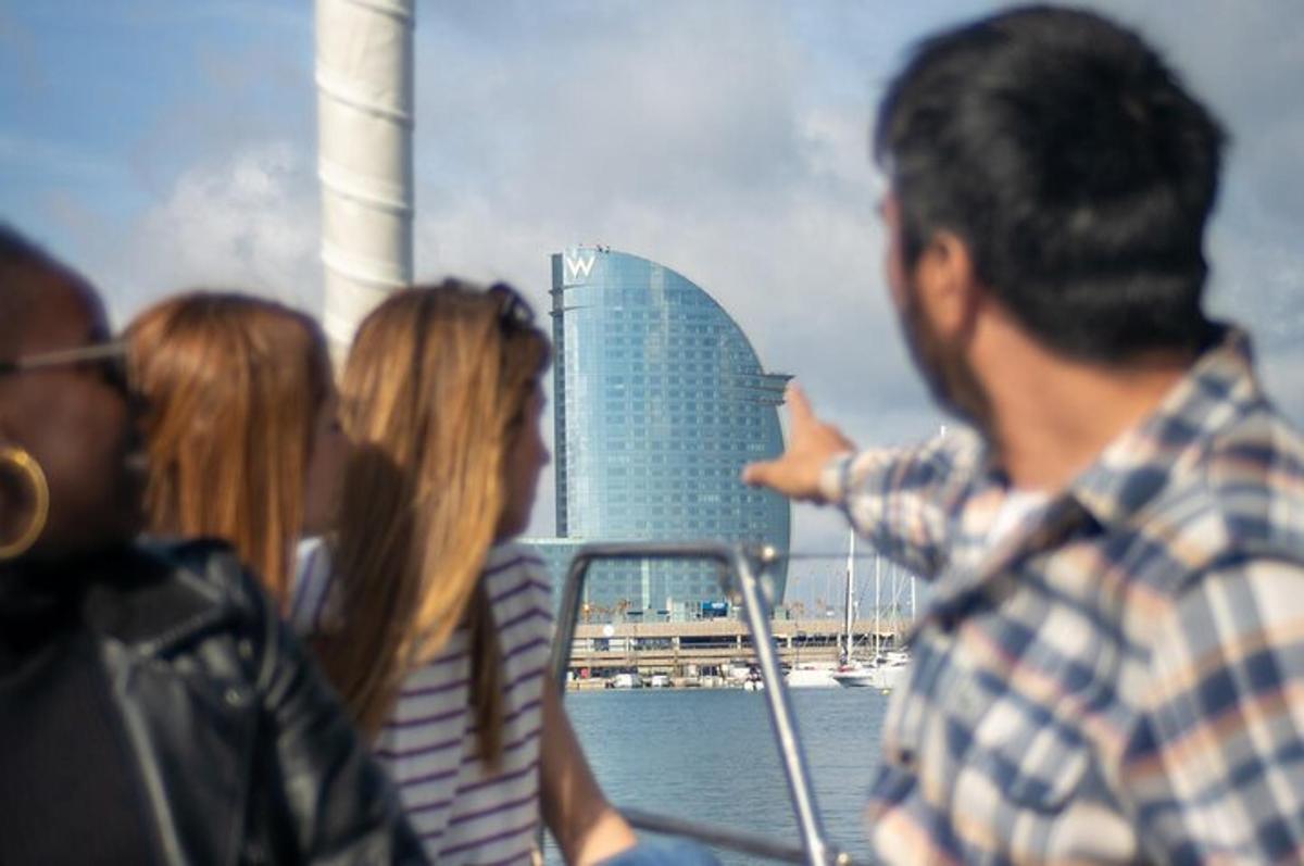 a group of people on a boat in the water