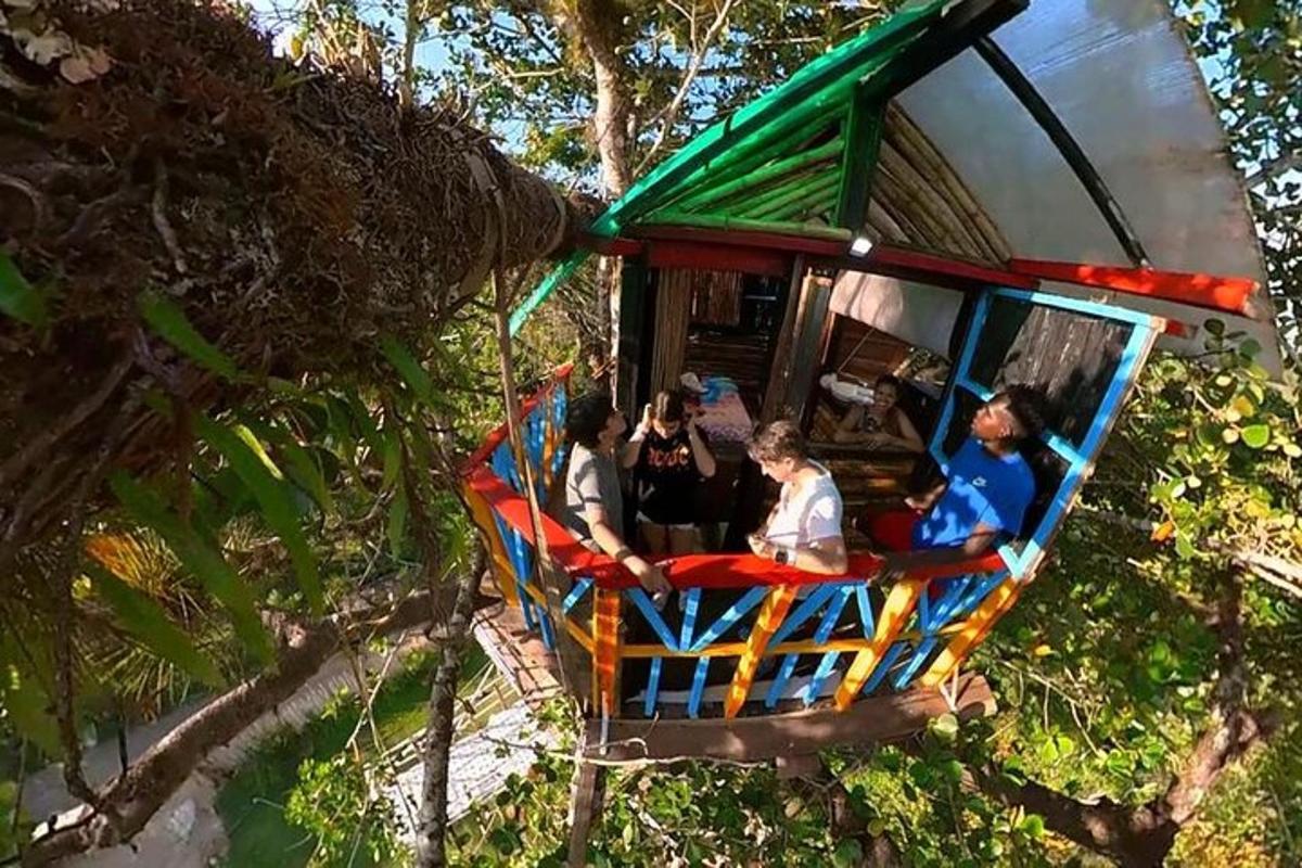 a group of people riding on a roller coaster