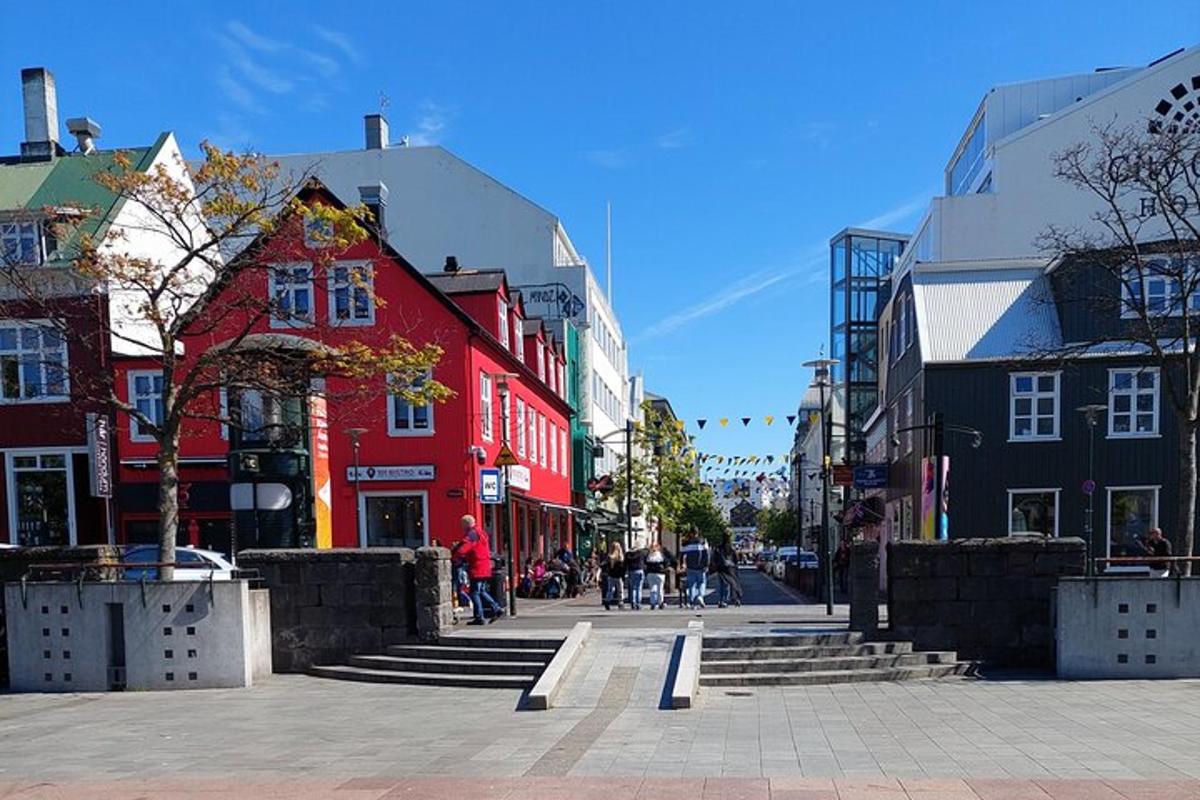 a group of buildings on a city street