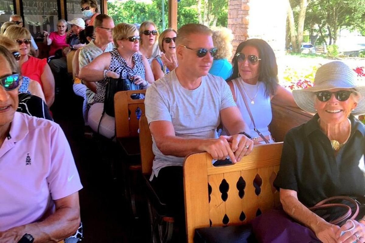 a group of people sitting on a bus