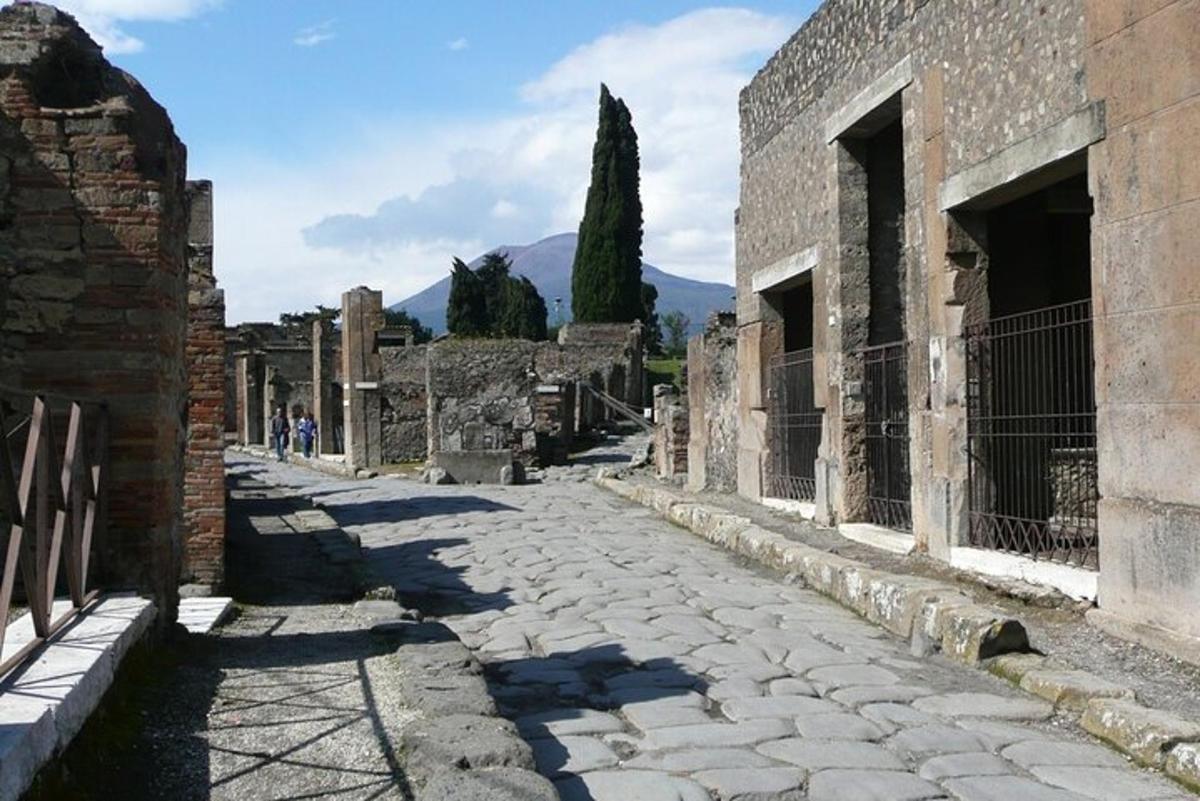 an alley in the ruins of the ancient city
