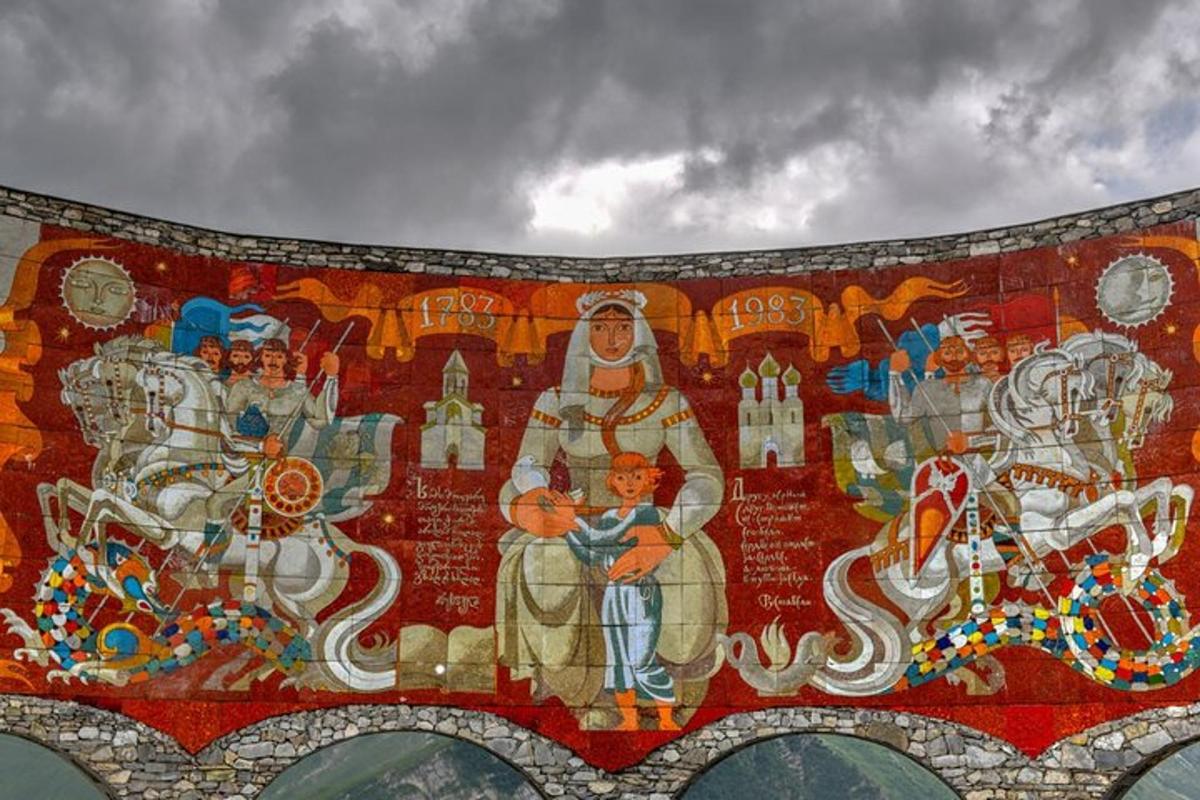 un murale sul lato di un edificio