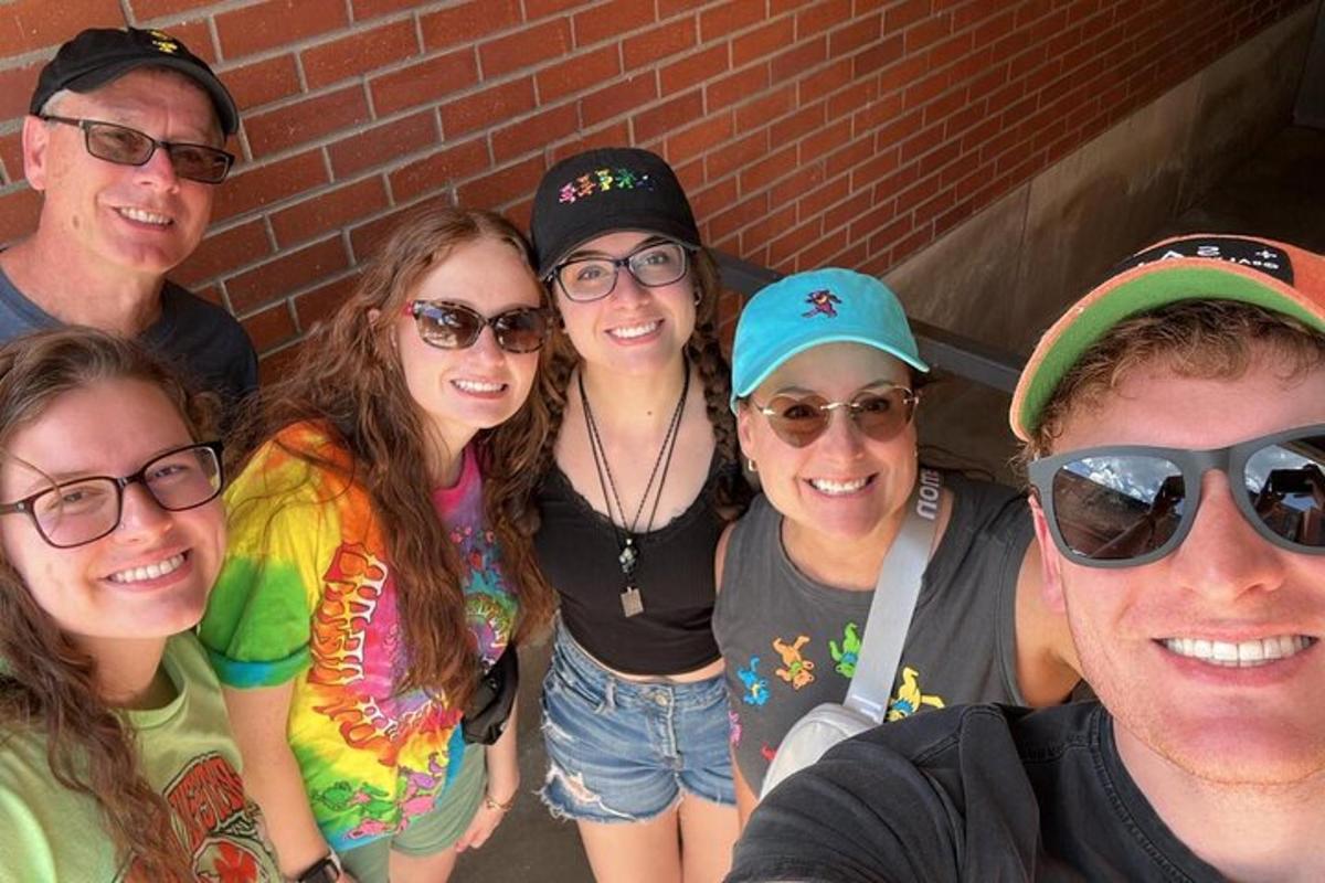 a group of people posing for a picture