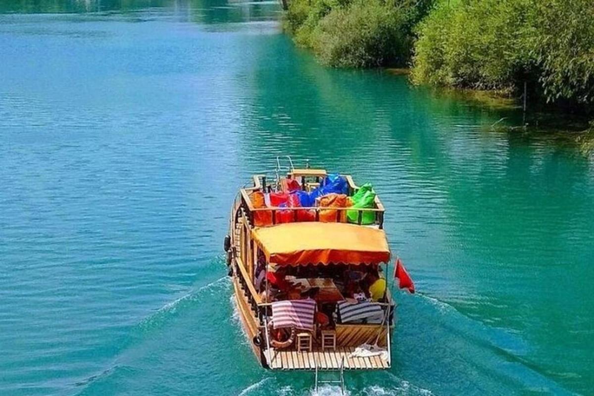 a boat full of people on the water