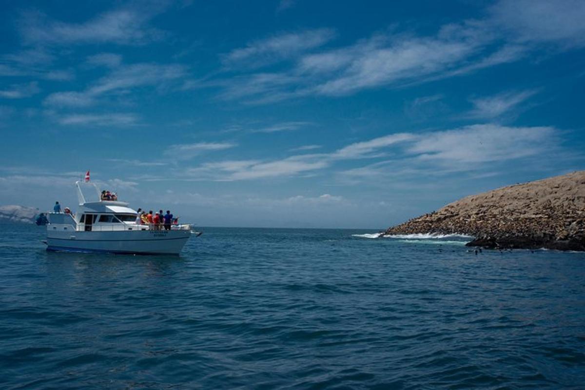 un grupo de personas en un barco en el agua