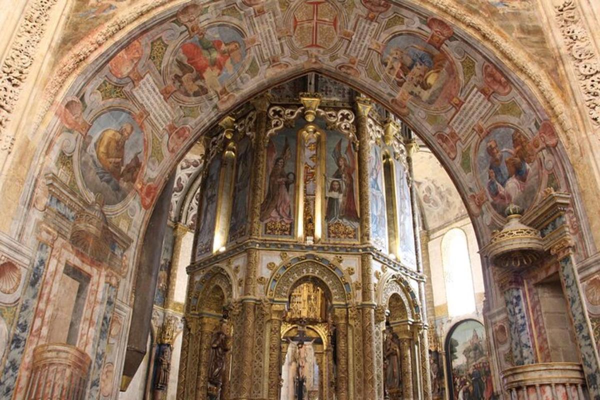 a large church with paintings on the ceilings