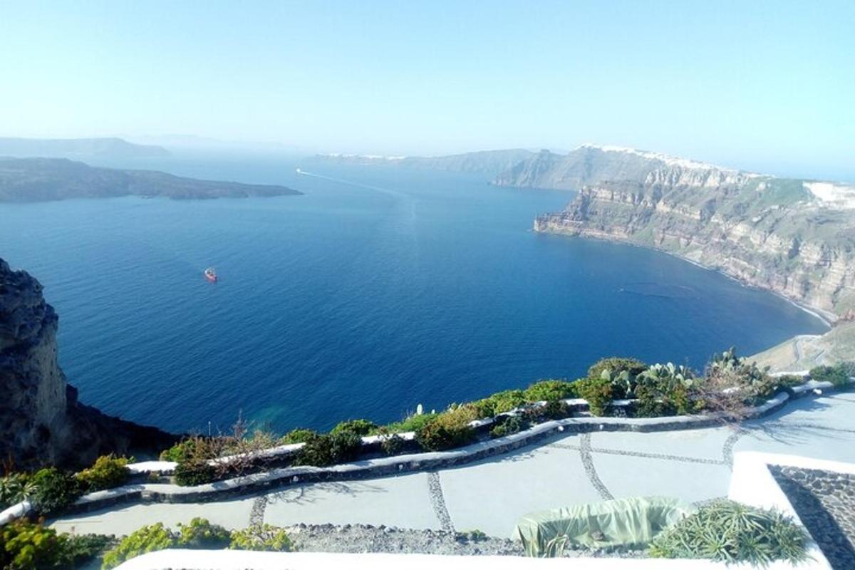 an aerial view of a large body of water