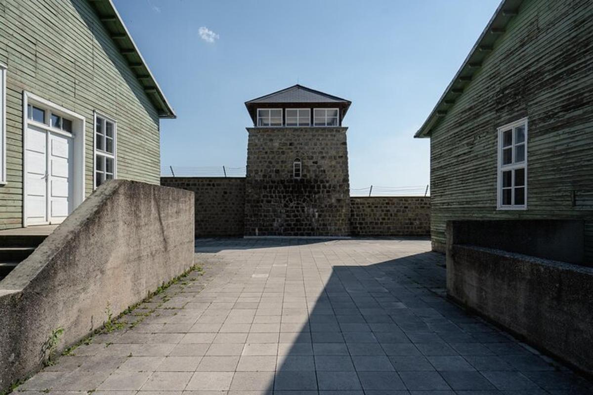 a brick building with a tower on top of it