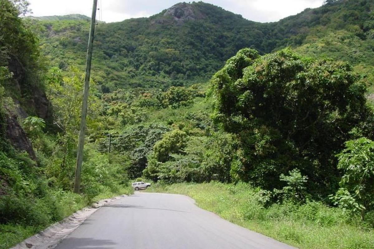 jalan kosong di tengah gunung
