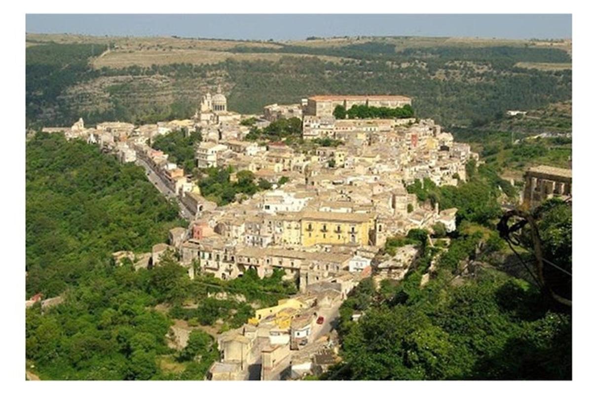 an aerial view of a city with buildings