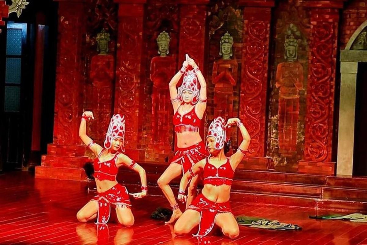 a group of women performing a dance on a stage
