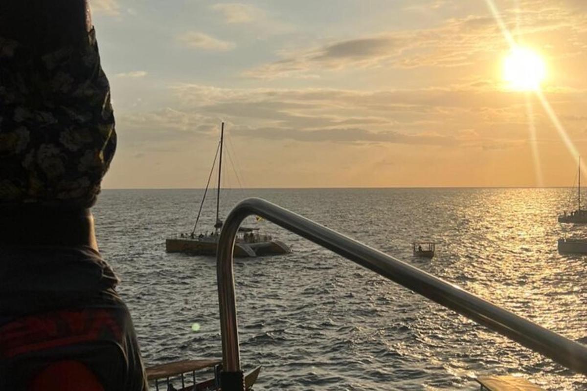 utsikt over havet fra en båt