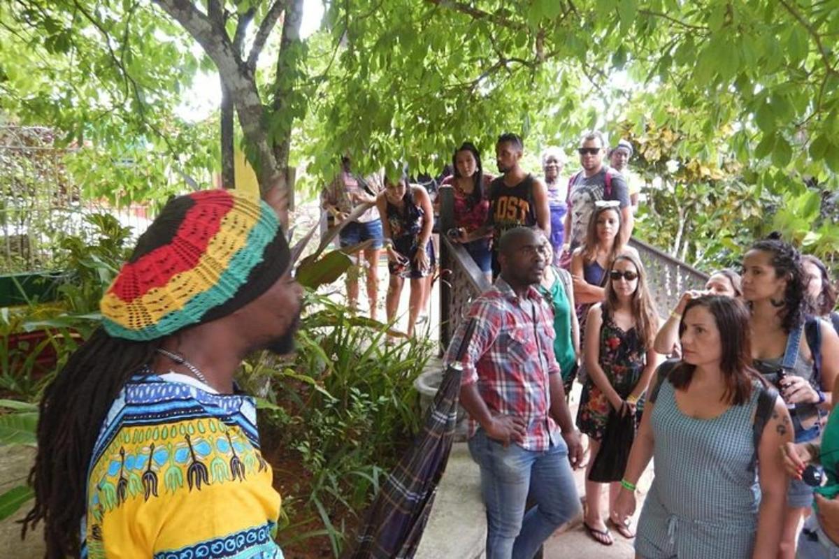 un grup de persones passejant per un zoo