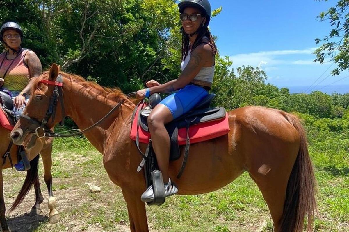 una donna a cavallo