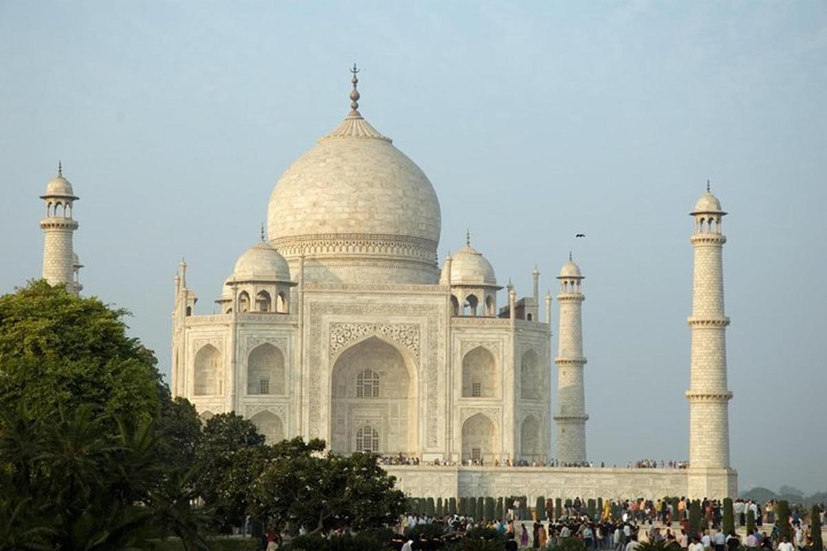 a large white building with two domes
