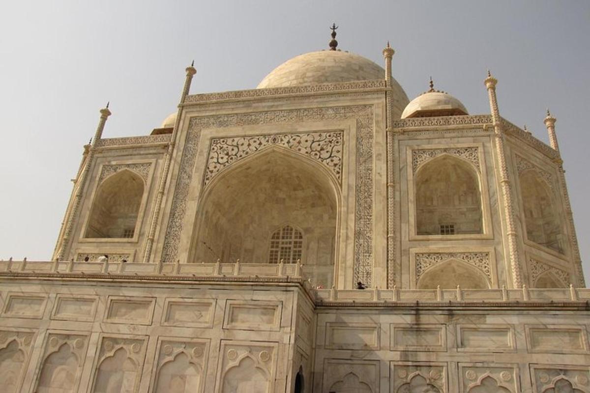 a large building with two domes on top of it