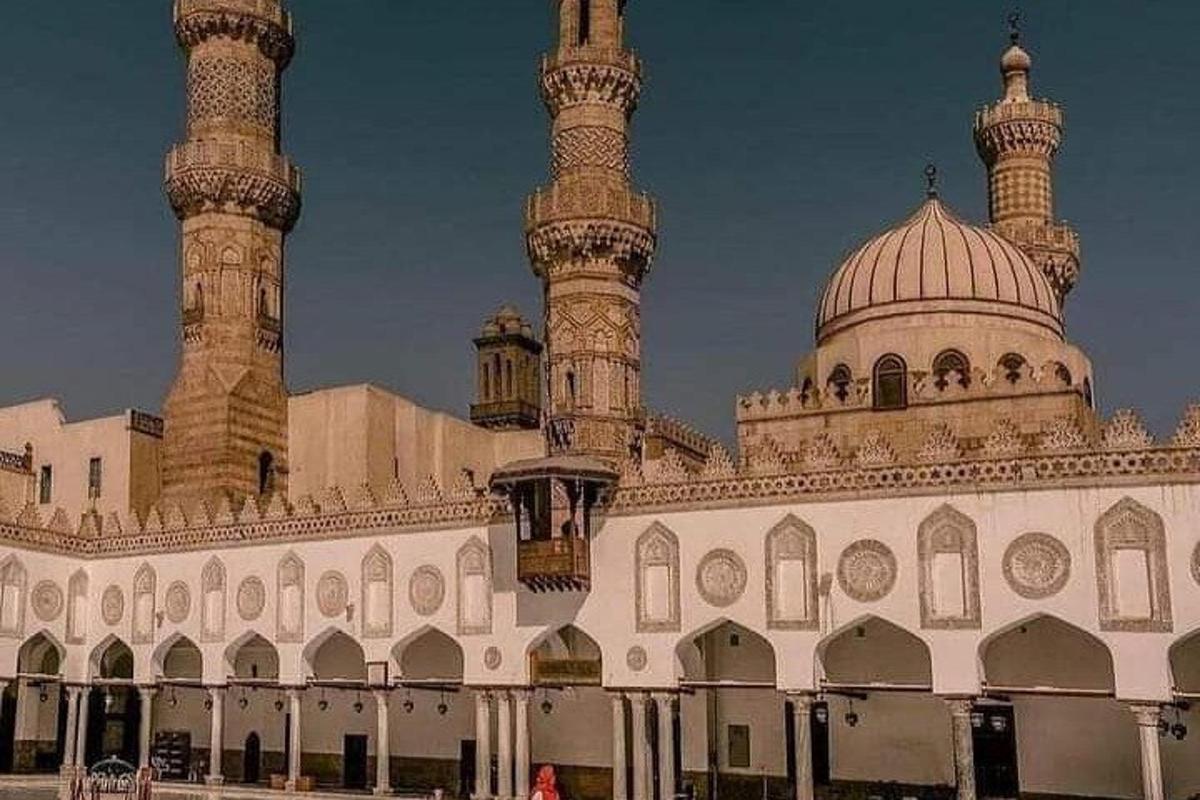 a building with two domes and two mosques