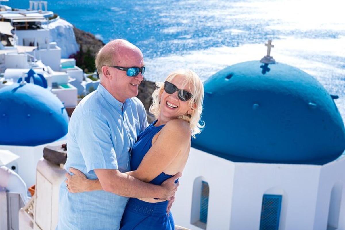 a man and a woman standing on top of a boat