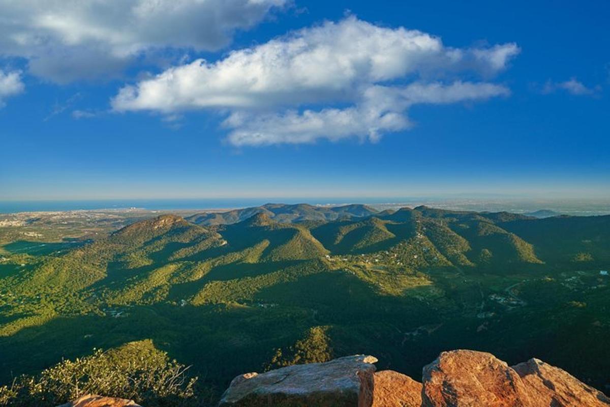 a view from the top of a mountain