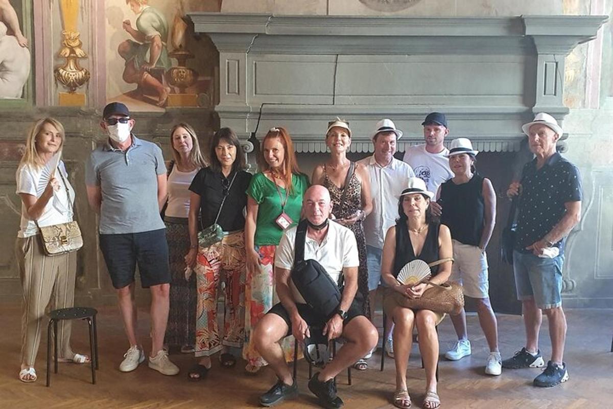 a group of people posing for a picture