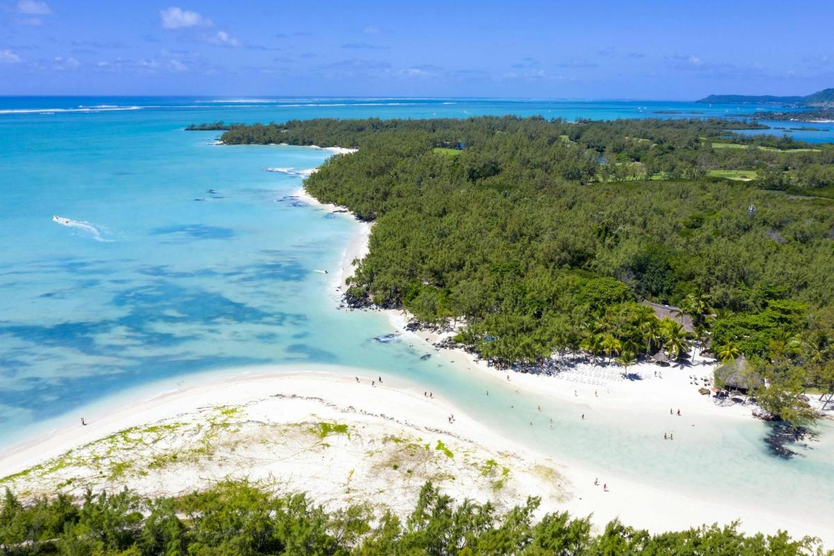 an aerial view of a beach in the ocean