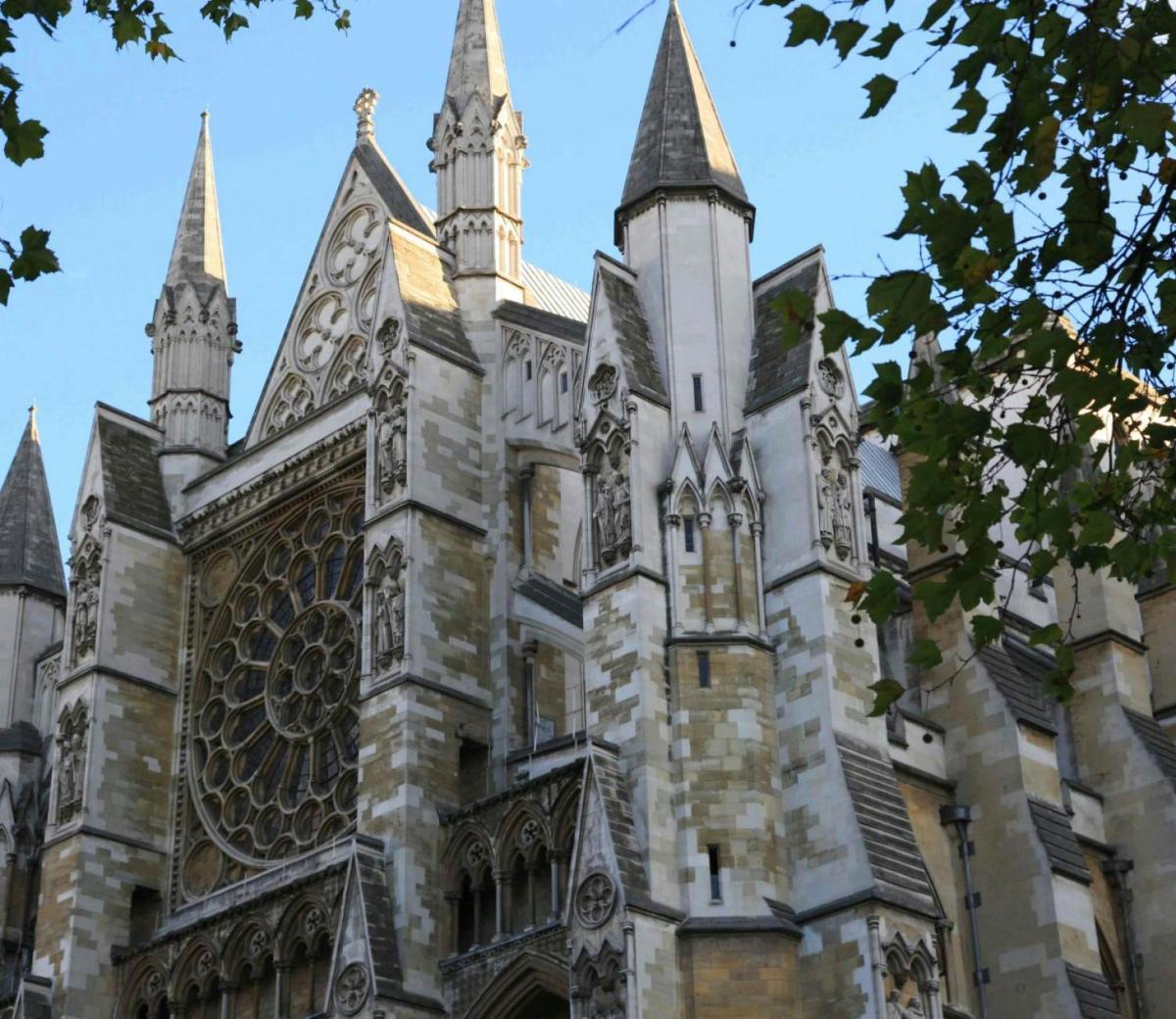 an image of the front of a cathedral
