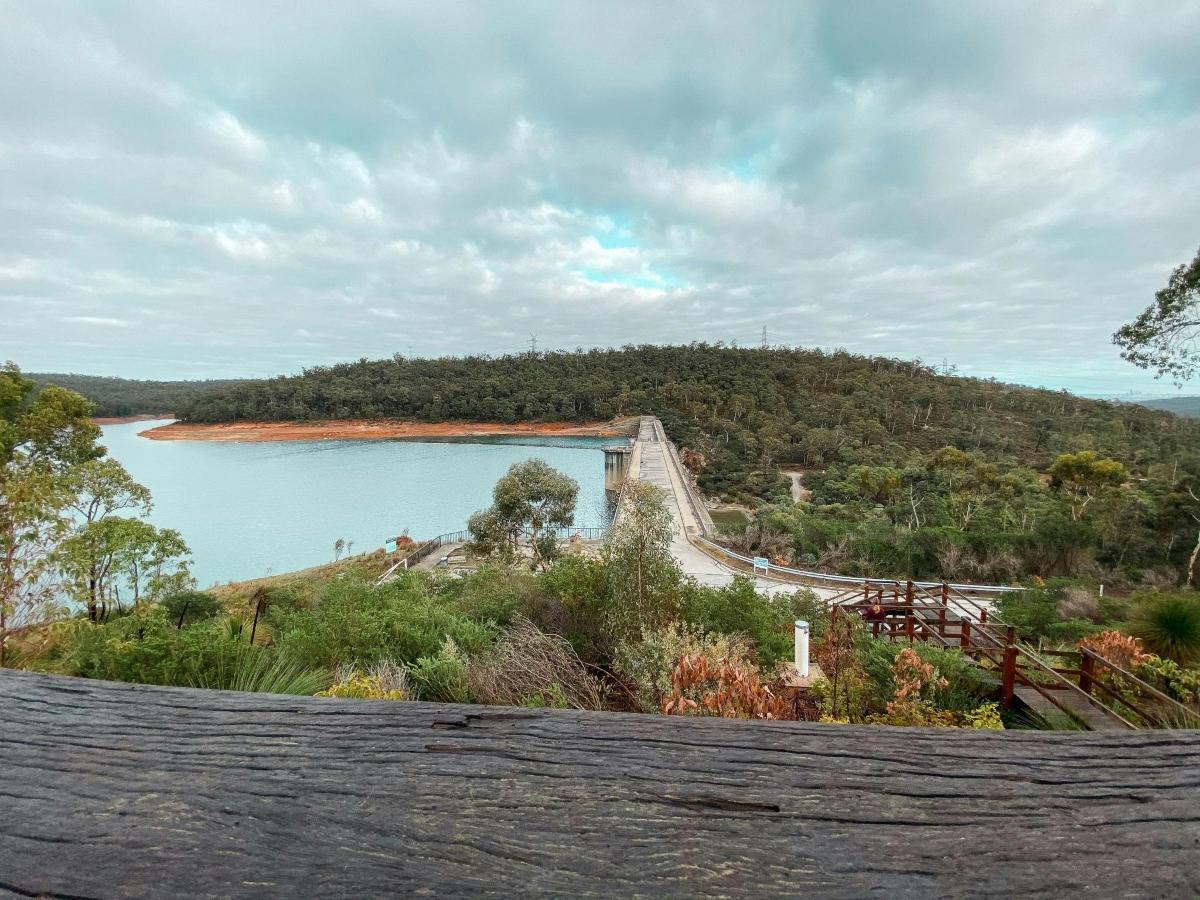 a view of a body of water from a roof
