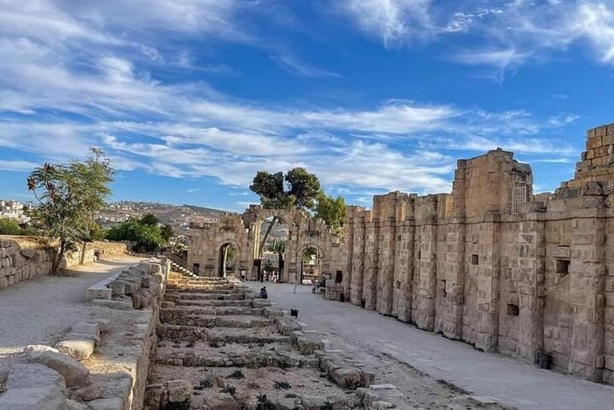 a view of the ruins of the ancient city